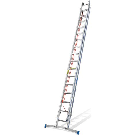 Mauderer Bavaria Seilzugleiter 960 mit Klapptraverse 2x16 verstärkte Dreikantsprossen (1/3)