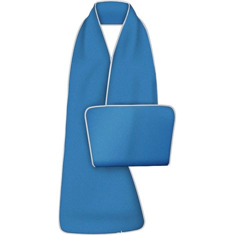 Bavoir lavable pour adultes - pliable - avec boutons-pression - imperméable - bavoir pour personnes âgées - bavoir adulte - grand bavoir - protège-vêtements - serviette pour seniors - tablier pour per (1/5)