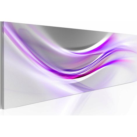 Tableau espoir violet - 135 x 45 cm (1/4)