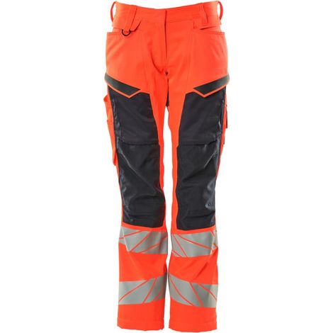 Mascot Damen-Bundhose 19578-236-22210 Gr. 82C54 hi-vis rot/schwarzblau
