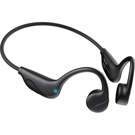 Casque à Conduction Osseuse Ouvert, Écouteurs Bluetooth 6.0 sans Fil avec Micro, Autonomie de 12 Heures, Étanchéité IPX5, Casque Confortable pour la Course, la Marche, le Cyclisme et la Salle de Sport (1/5)