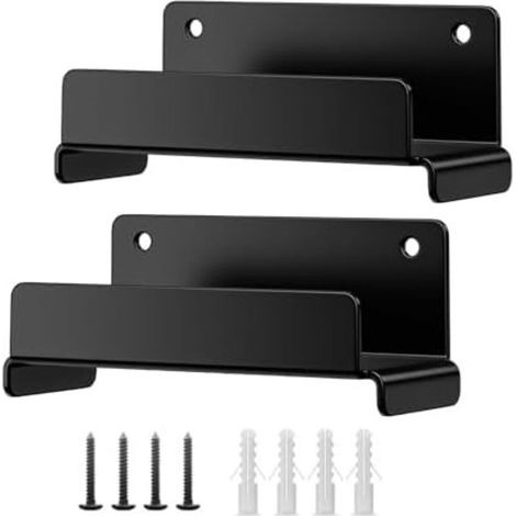 Crochets pour Échelle,avec Vis, Fixation Murale en Acier, Gain de Place - rangement mural organisation d'outils,Pour béton, bois, chaise, meubles, outils, maison, abri, atelier, (1/5)
