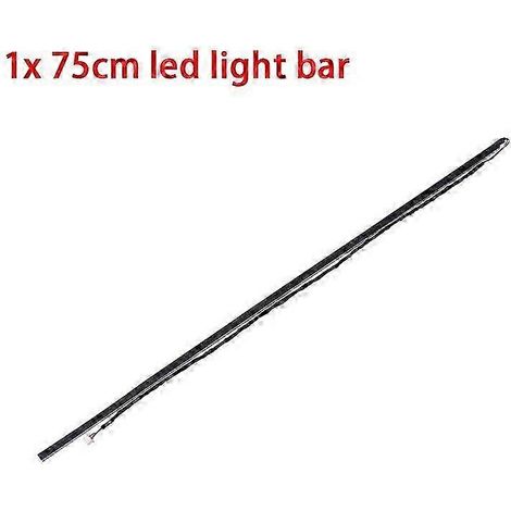 Bande LED Symphony 75 cm pour éclairage d'ambiance de voiture, 64 couleurs RGB, fibre optique acrylique, lampe de tableau de bord de remplacement pour éclairage de véhicule (bande LED de 75 cm) (1/5)