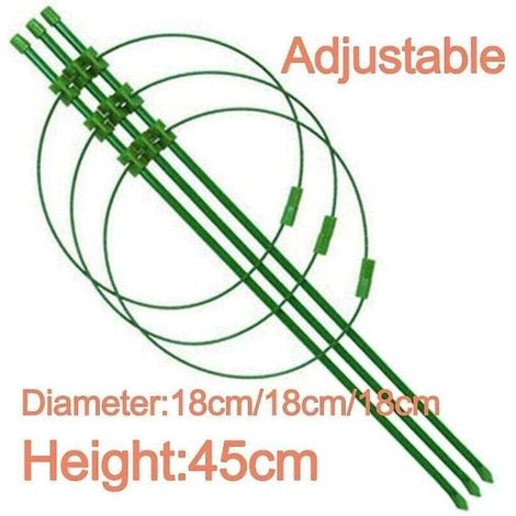 Pack Adjustable Garden Climber Shelf Plant Cages Vine Trellis Flower Climbing Vines Rack Plants Stand Trellises Cucumber Trellis Rose Ve MUMU (1/3)
