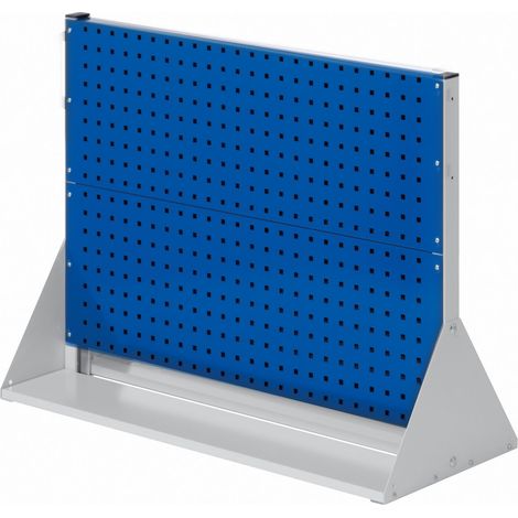 Kappes ®RasterPlan Stellwände doppelseitig Größe 2 - 4x Lochplatten Enzianblau RAL 5010