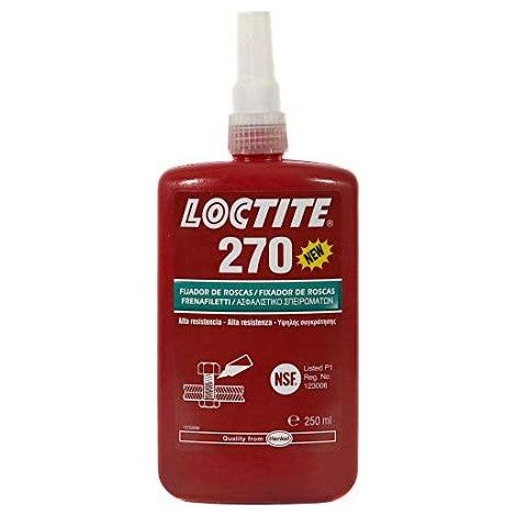 LOCTITE 270 250ml Frein filet vert résistance haute freinage permanent - Loctite