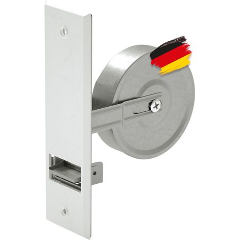 Enrouleur de sangle de volet roulant encastré, Maxi enrouleur de sangle d'admission en acier, pour sangle de volet roulant de 23 mm, sans sangle, avec cache blanc (1/5)