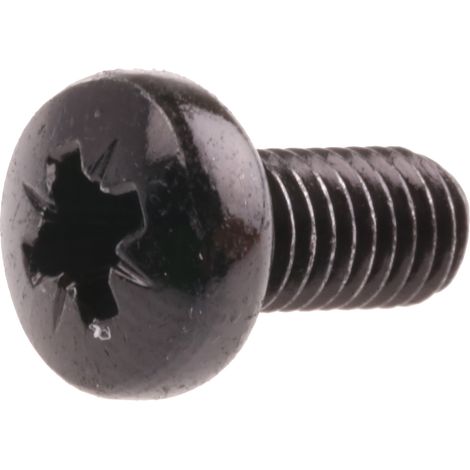 Vis à métaux RS PRO M5 à tête Cylindrique Pozidriv en Acier, 10mm ( Prix pour Sachet de 100 )