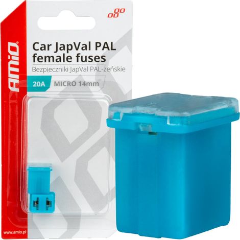 Japval PAL Kfz-Sicherungen (weiblich), 2 Stück, 20 A, amio-03451 (1/3)