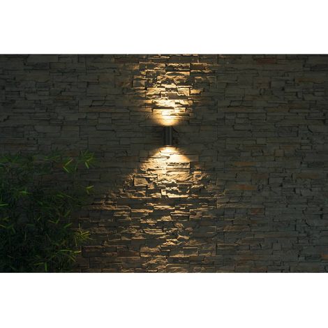 Heitronic Ambos 35376 Lampada da parete per esterno LED (monocolore) GU10 22 W Grafite (1/3)