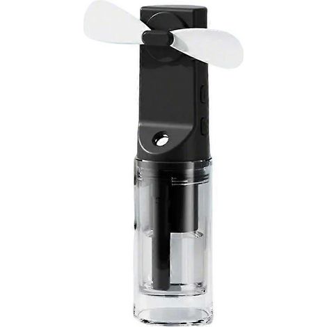 LYERCW -Ventilateur brumisateur portable rechargeable, 4 vitesses, noir (1/5)