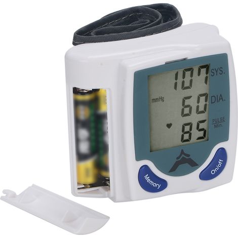 Moniteur de pression artérielle, pression systolique/diastolique, fréquence cardiaque, mesure au poignet, soins de santé familiaux (1/5)