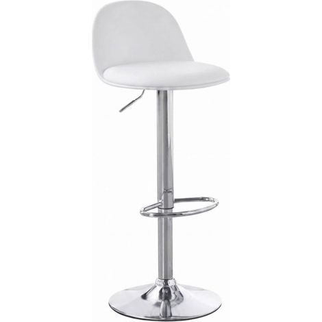 Packs Taburetes Cocina - Pack 2 Taburetes Alto Regulable Vexa - Blanco (1/4)