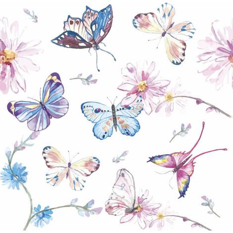 Duni Servietten Butterflies 33 x 33 cm - 20er Pack Servietten