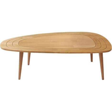 Tavolino da caffè, tavolo da soggiorno, tavolino laterale Tavolo da pranzo Teak (1/5)