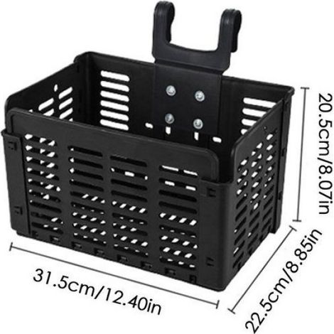 Handlebar Basket – Bicycle Basket - Detachable Front Storage Basket – Foldable – Suitable for mountain bikes and e-bikes (1/5)