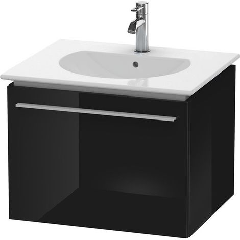 Mueble bajo lavabo X-LARGE 497x600x456mm negro de alto brillo