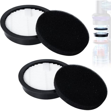 Filtre Hepa de rechange pour aspirateur sans fil Laresar Elite 3, 2 filtres, 2 éponges, durable et lavable (1/4)