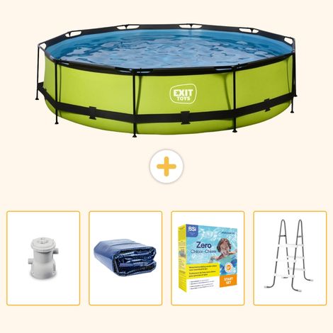 Exit-toys Piscine Exit Ronde - 360x76 cm - 5-pièces SCB27 (1/5)