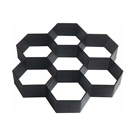 DEESSE SHOP - Moule à pavé en béton 29 x 29 cm chemin terrasse allée patio jardin bricolage pierre route moule (1/5)