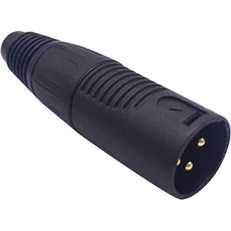Connecteur XLR Mâle/Femelle 3 Broches pour Câble Audio - Adaptateur Professionnel (1/4)