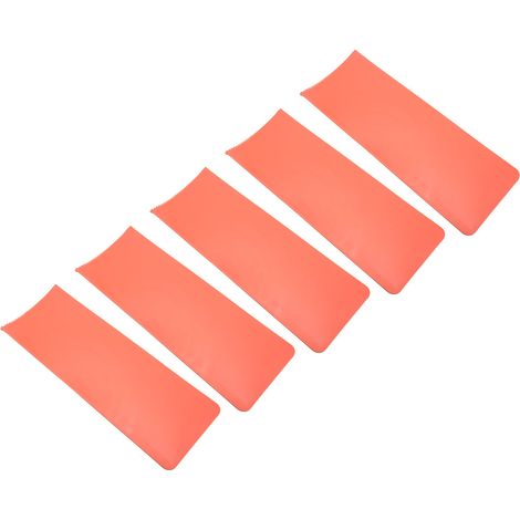 Planche à balayage 5 pièces, 30 cm de long, dents rondes, en ABS sûr et durable, facile à utiliser pour la décoloration et la coloration des cheveux. (1/5)