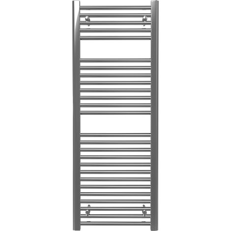 RADOX Sèche-serviette eau chaude mural - SCALA N CHROME - 1200 x 450 mm - 26 tubes - 499 W (1/3)