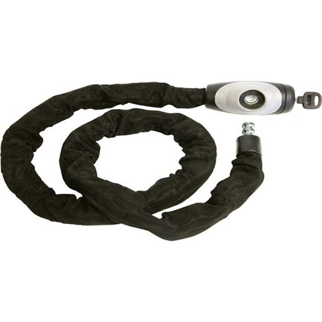 Candado para motocicleta - 140 cm - Negro