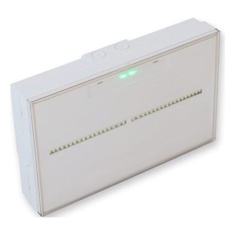 Zemper – Éclairage de sécurité BAES évacuation TOLEDO SATI 45lm – IP44 – Autonomie 1h – Installation murale ou plafond