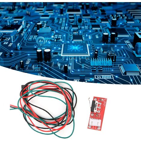 Lot de 10 micro-interrupteurs de sécurité à galet en plastique avec fil pour équipements électroniques (1/5)