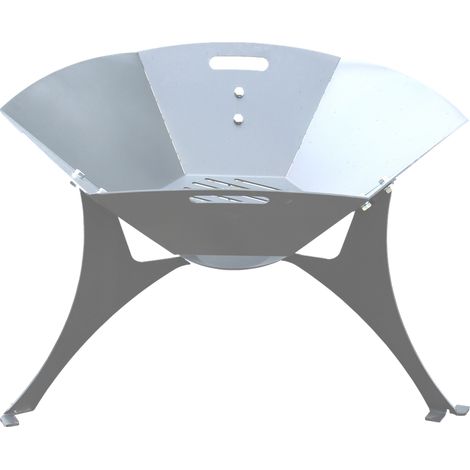 Brasero acier brut - Diamètre 85 cm