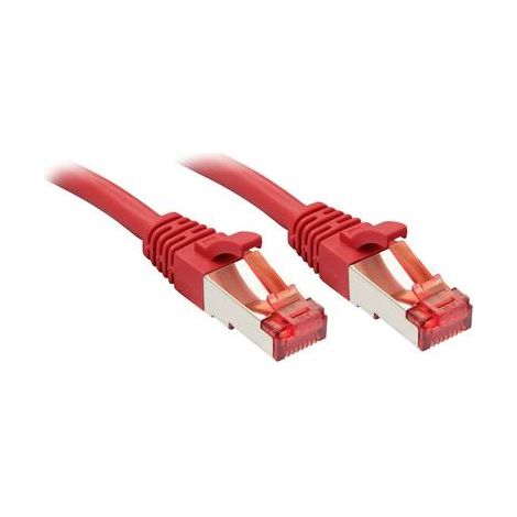 Câbles réseau et DAC LINDY Cat.6 S/FTP Cable red 0.5m Patchcable (1/2)