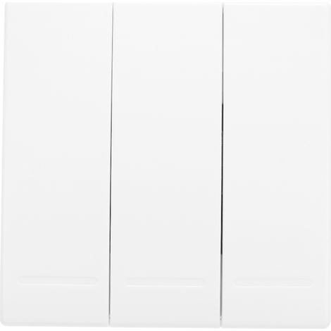 eWeLink 3CH T433 – Interruptor de pared tipo 86 – RF de 433 MHz – Transmisor inalámbrico – Adhesivos – Automatización sencilla del hogar