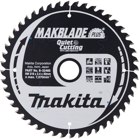 Lames carbure "Makblade Plus" pour bois, pour scies radiales et à onglets (1/4)