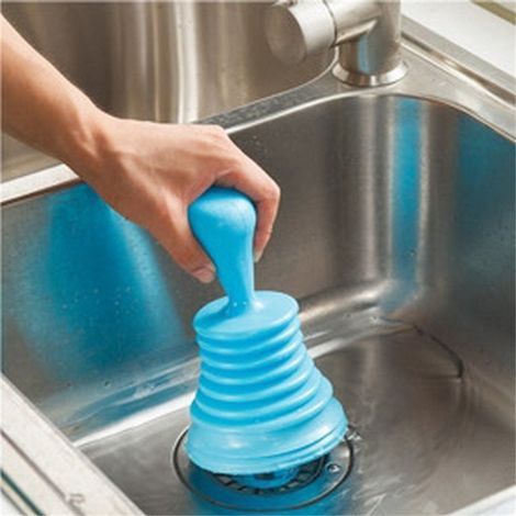 Ventouse de débouchage de canalisation d'évier puissante pour usage domestique (1/5)
