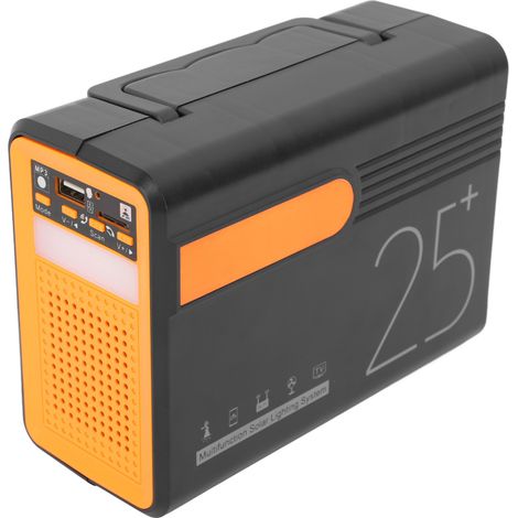 Générateur solaire portable 12 V pour camping, avec panneau solaire, idéal pour les stands extérieurs, le chargement de téléphones et l'éclairage. Prise UE 100-240 V LM 3616 (1/5)