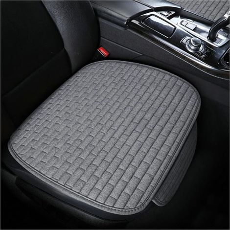 2 Pièces Coussin de Siège Voiture, Accessoires Voiture Universelle Coussin de Siège, Confortable Antidérapant Coussin pour Auto, pour Voiture, Chaise Bureau et Chaise Maison(Gris) (1/5)