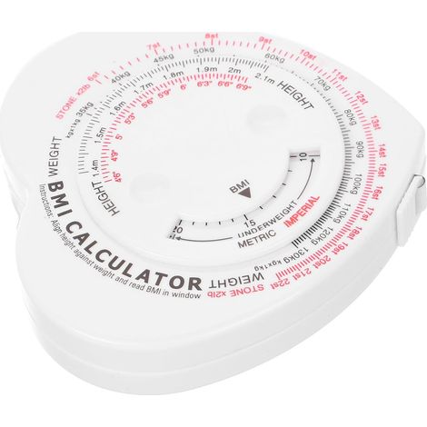 Mètre de couture rétractable, 1,5m, plastique, calcul IMC (1/5)