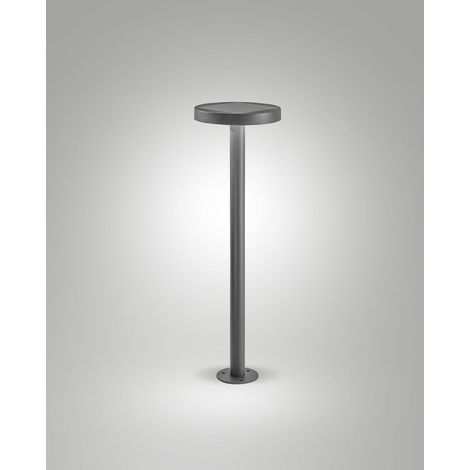 Luminaire extérieur LED Fabas Luce Palmer Dark Grey aluminium gris Ø 20 cm 2,7 W 3000 K IP54 compatible variateur 383 lm (1/3)