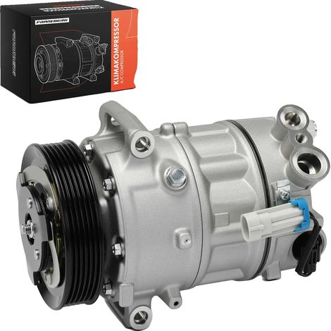 Compresor de aire acondicionado, diámetro de la polea 120 mm, número de nervaduras 6, ID del compresor PXE16, tipo de refrigerante R1234yf, capacidad de aceite 180 ml (1/5)