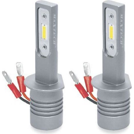 Trade Shop - KIT BIRNE AUTO MOTORRAD LED-LAMPEN H1 12V 40W 3000LM KALT LICHT 6500K CBR-H1 - (1/2)