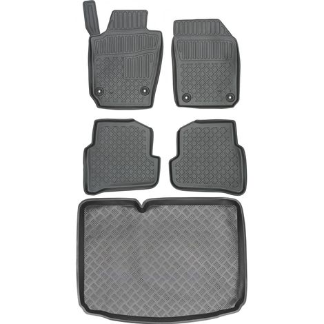 SET di tappetini per auto e tappetino per bagagliaio per Skoda Fabia III Hatchback del 2014 (1/5)