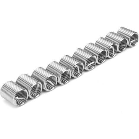 10 inserts de réparation M16x22D en acier inoxydable, écrous réducteurs mâle-femelle, outil de fixation fileté pour visserie (1/5)