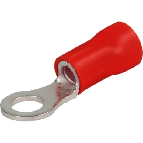Cosse à oeillet isolée pour section 0,5 - 1,5 mm²