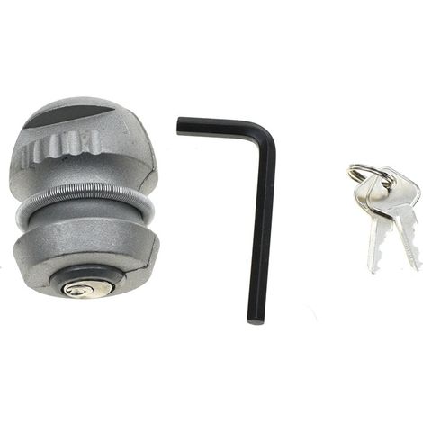 Accouplement à Boule Antivol, Verrouillage d'Attelage de Remorque, Cadenas de Boulon d'Attelage pour Sécurité Remorque et Voiture (1/5)