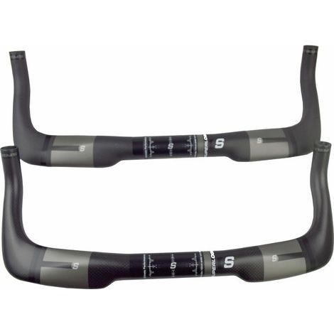 Superlogic time trial handlebars made entirely of carbon fiber, 3K aerodynamic handlebars 400/420/440