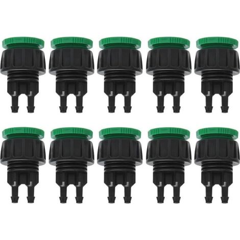 Connecteur, Hose Garden Quick Connector Raccords d'irrigation pour l'agriculture G4/6à 4/7 10Pcs (1/4)
