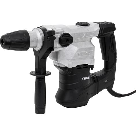 STIER Bohrhammer SHB-L-4100, Hammerbohrer, 1500 W, 12 J, 4100 Schläge/Min, SDS-Max Aufnahme, 42,2 cm - 27,6 cm - 12,0 cm, Meißelarbeiten Abbruc- und Abbriss-Arbeiten (1/5)