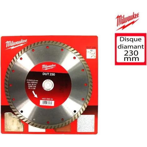 Milwaukee DUT Diamanttrennscheibe universell 230 mm metallisch