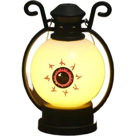 Mini Halloween Laterne LED, tragbare Kürbisleuchte, warmweiß, 12 6 cm – perfekt für Halloween (1/5)